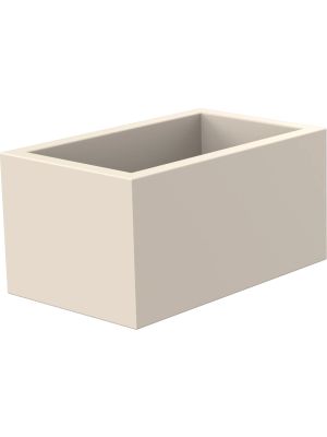 80x40x50 cm Rechthoekige plantenbak - Wit - Arkema Design 