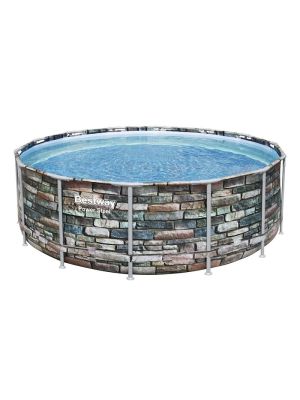 Swing Elite Frame Stone design zwembad - Ø 366 x 91cm
