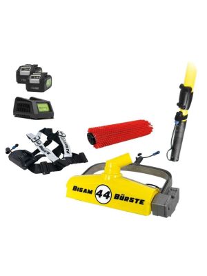 BISAM 44 borstel, telescoopsteel, 2 x accu, rode borstel