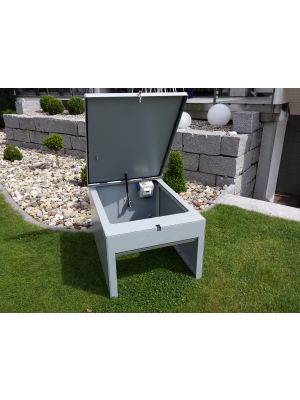 Robot Garage met  Automatische Roldeur Type GRIJS (XL) #0