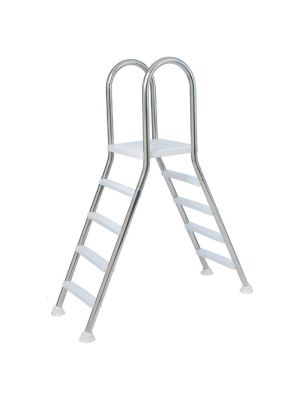 RVS zwembadtrap A frame - 2 x 4 treden