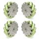 A Set of 254mm Mecanum Wheels incl. PU ROLLER (load capacity 500kg) - 14197 