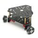 3WD 48mm Omni Wheel Robot Platform Chassis 15001 (Black)