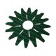 BIBER 22 BORSTEL Clear Pad Pro Groen (zonder padhouder)