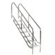 RVS zwembadtrap Deluxe 500mm