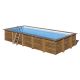 Marbella houten zwembad - 815 x 420 x 146 cm.