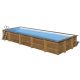 Marbella houten zwembad - 1010 x 418 x 146 cm.