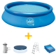 Swing Pool - Ø 457x122cm + filterpomp + solar cover + trap